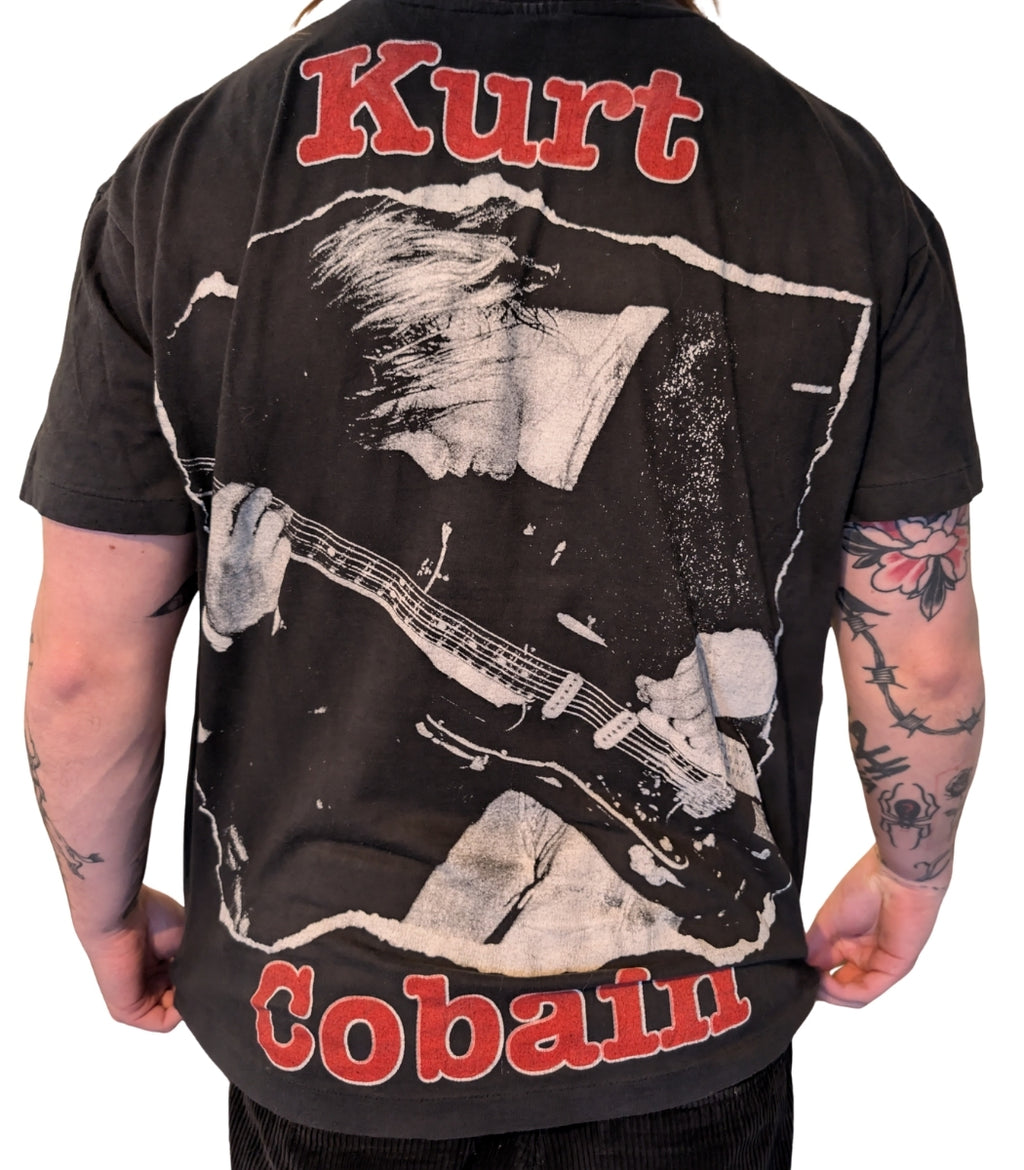 1990s Nirvana European Bootleg T-Shirt – Size L