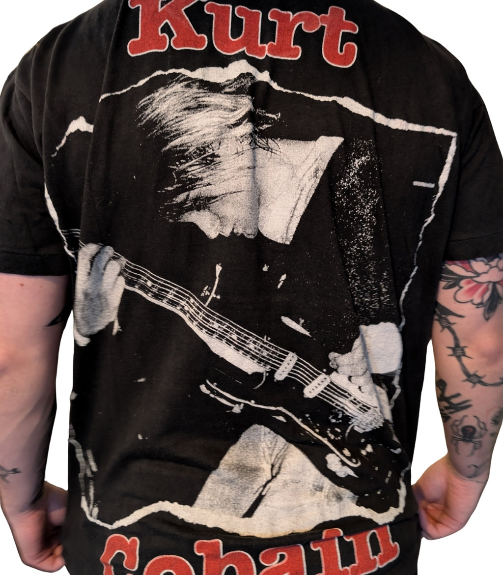 1990s Nirvana European Bootleg T-Shirt – Size L