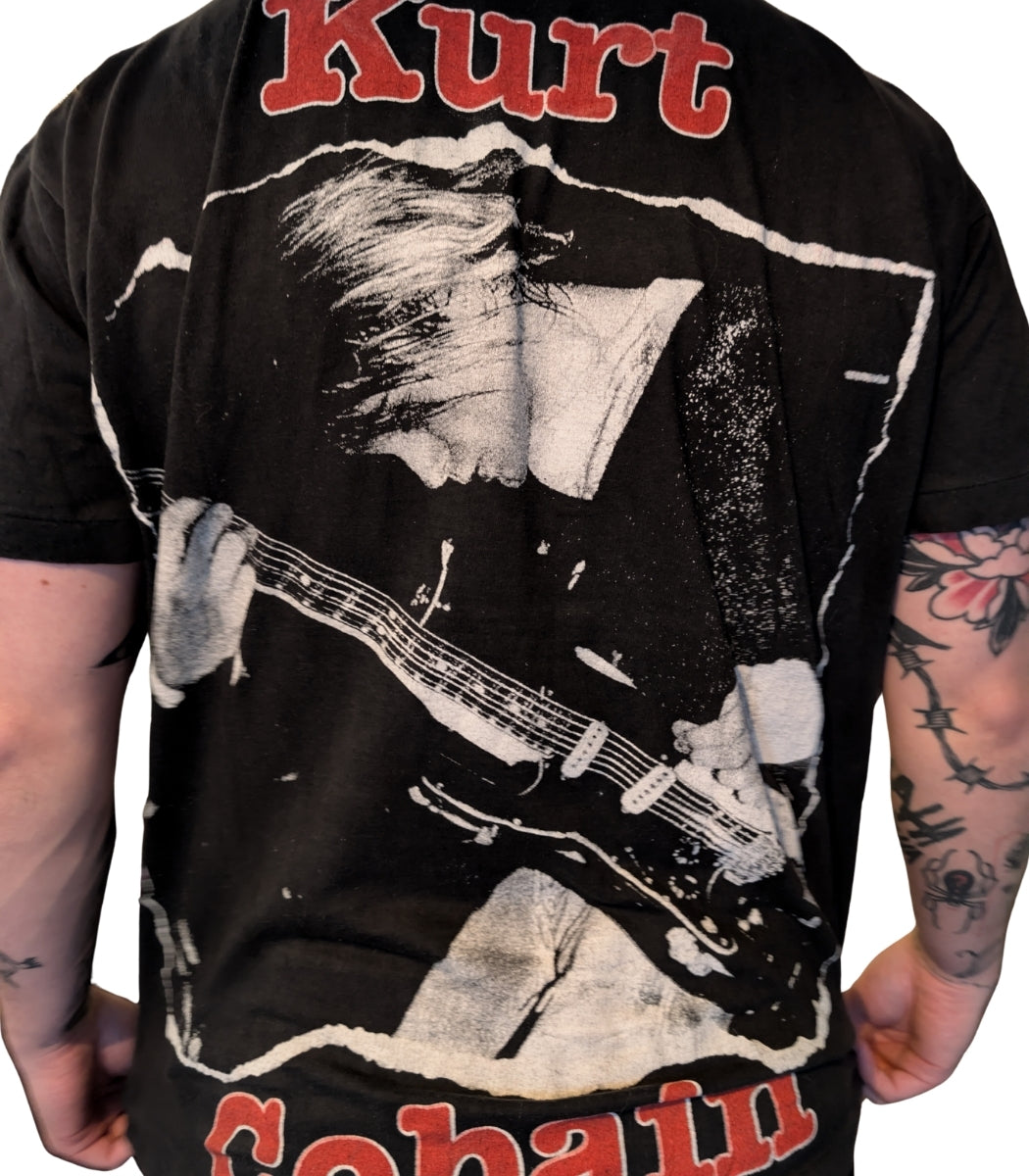 1990s Nirvana European Bootleg T-Shirt – Size L