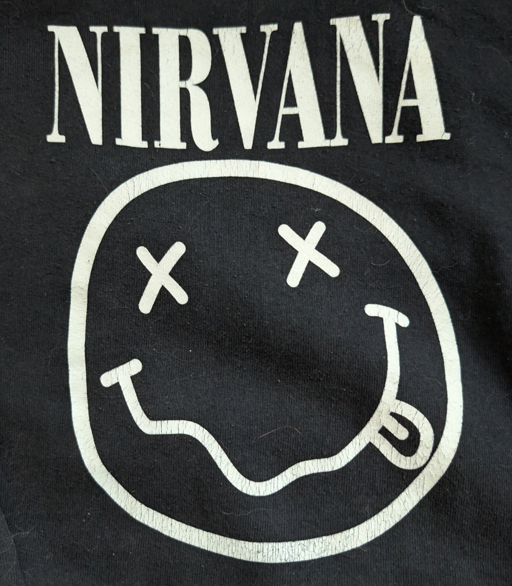 2000s Nirvana Bootleg Kurt Cobain Hoodie – Size XXL