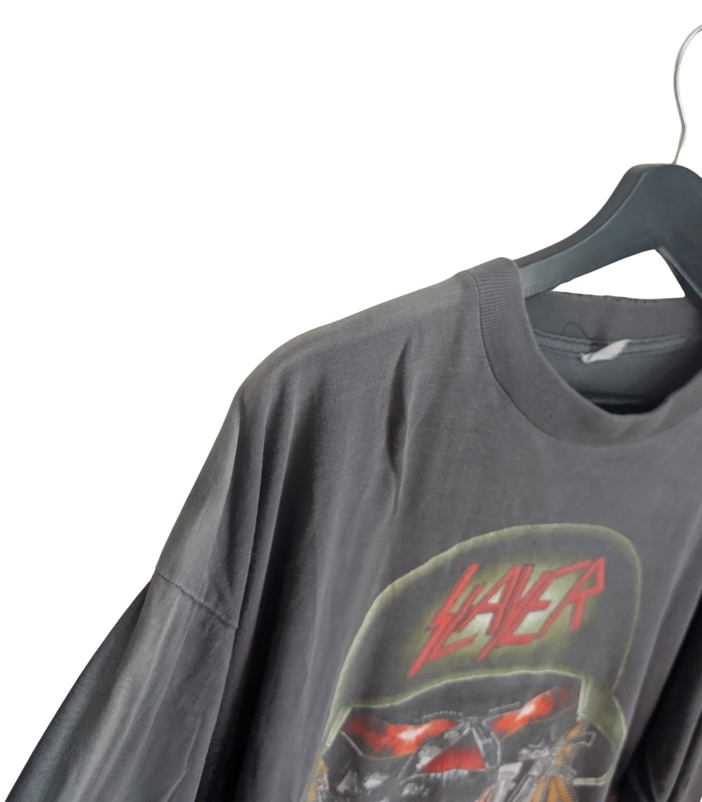 1991 Slayer "Clash of the titans" longsleeve - Size XL