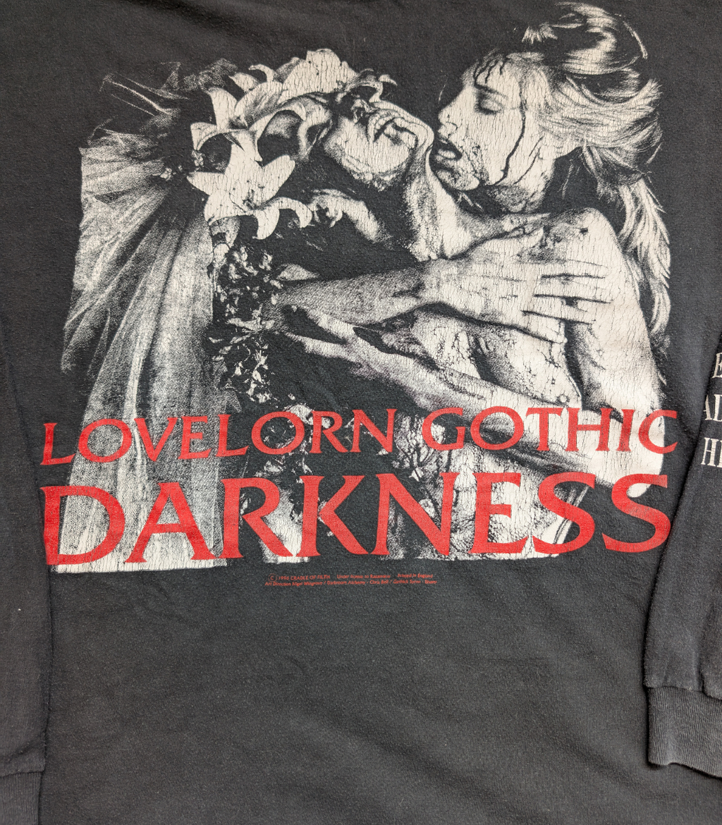 1996 Cradle of Filth "Black Goddes" - Size Large