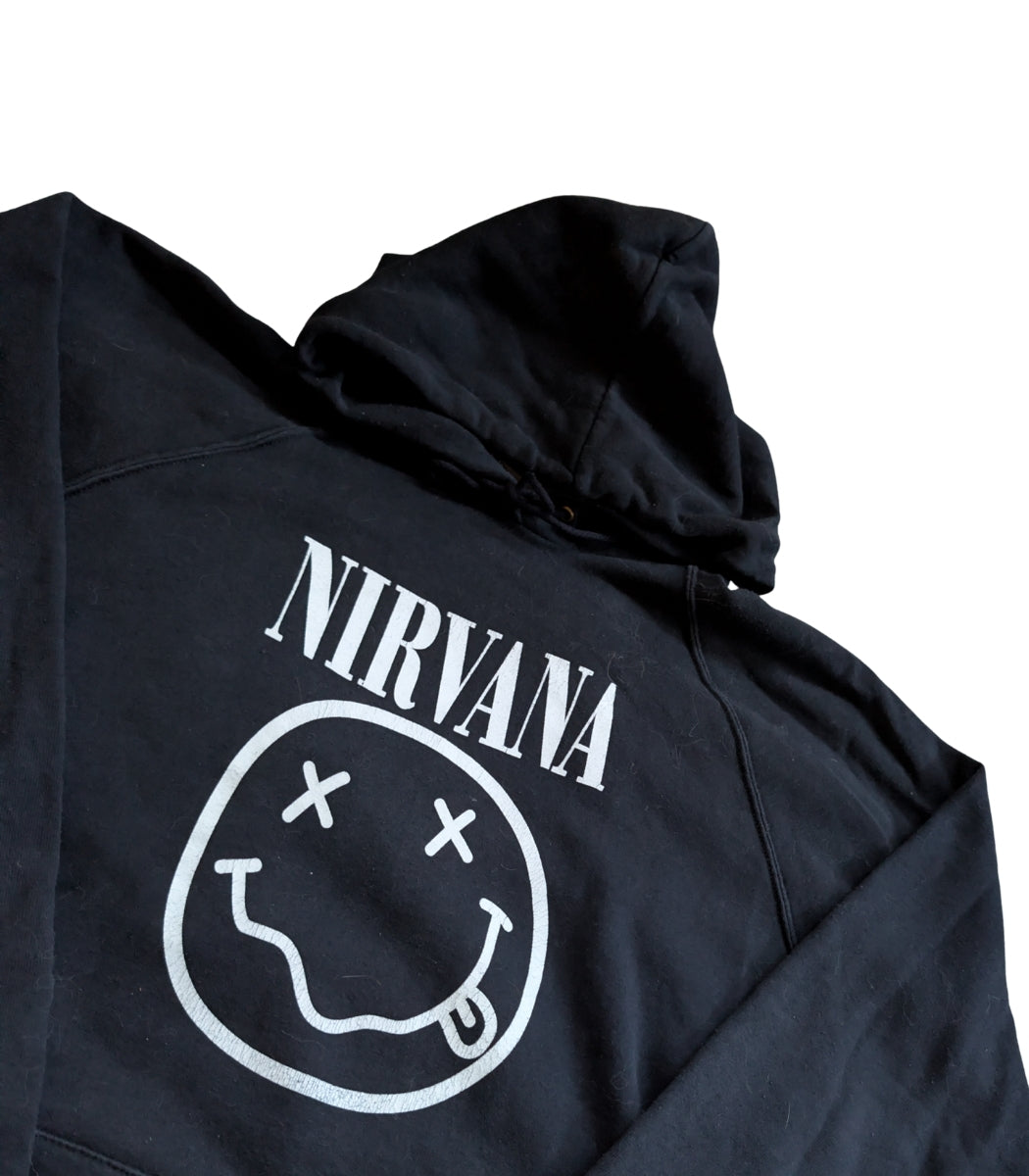 2000s Nirvana Bootleg Kurt Cobain Hoodie – Size XXL