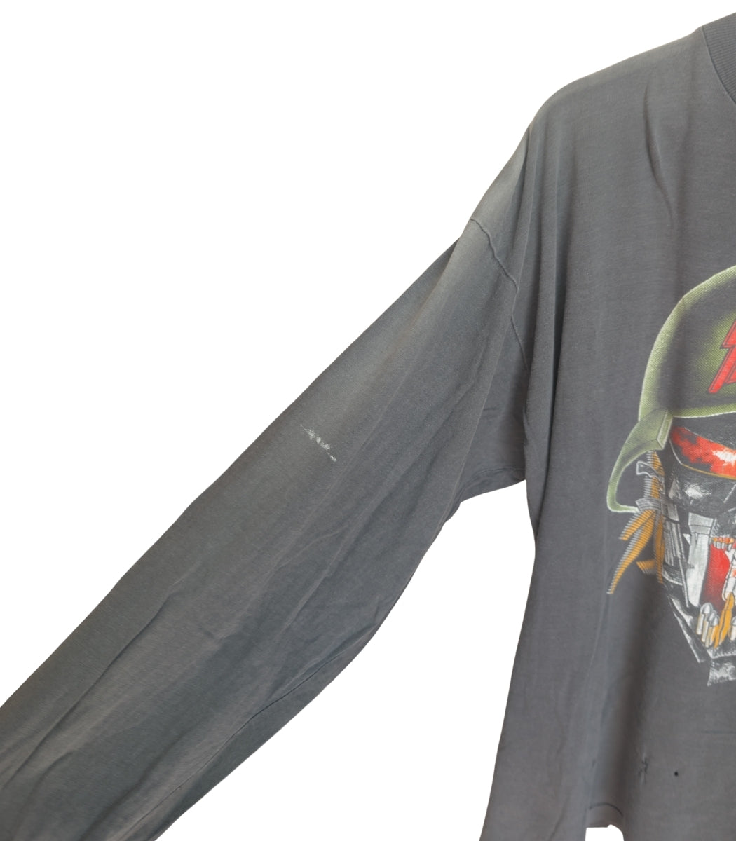 1991 Slayer "Clash of the titans" longsleeve - Size XL