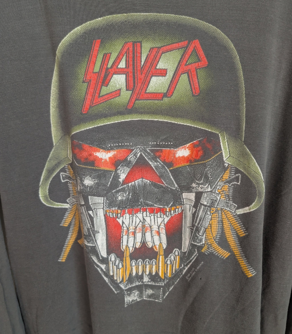 1991 Slayer "Clash of the titans" longsleeve - Size XL