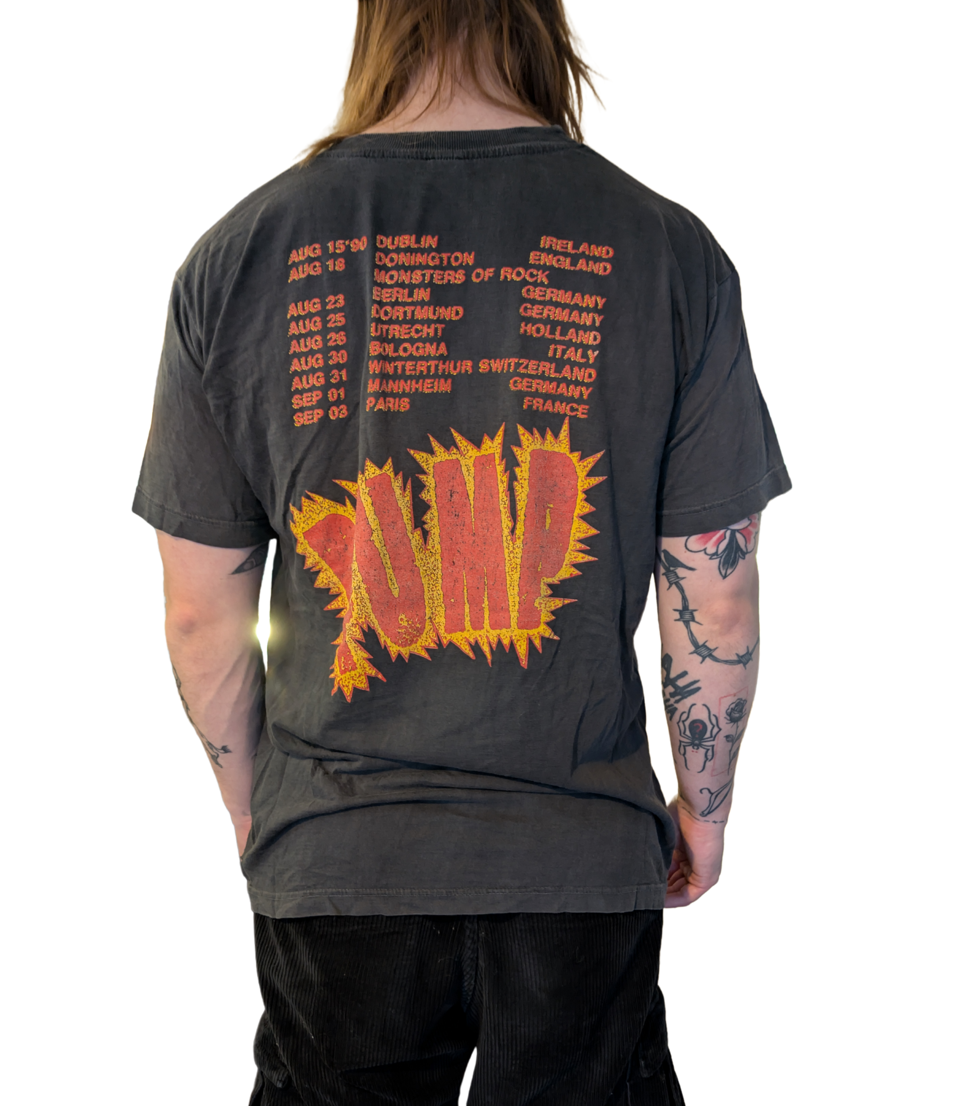 1989 Aerosmith Faded “Pump” Pushead T-Shirt – Size Large