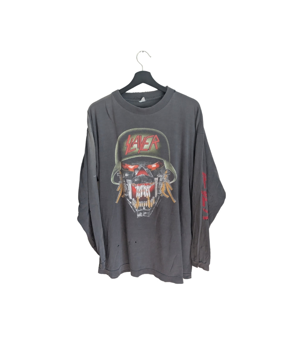 1991 Slayer "Clash of the titans" longsleeve - Size XL