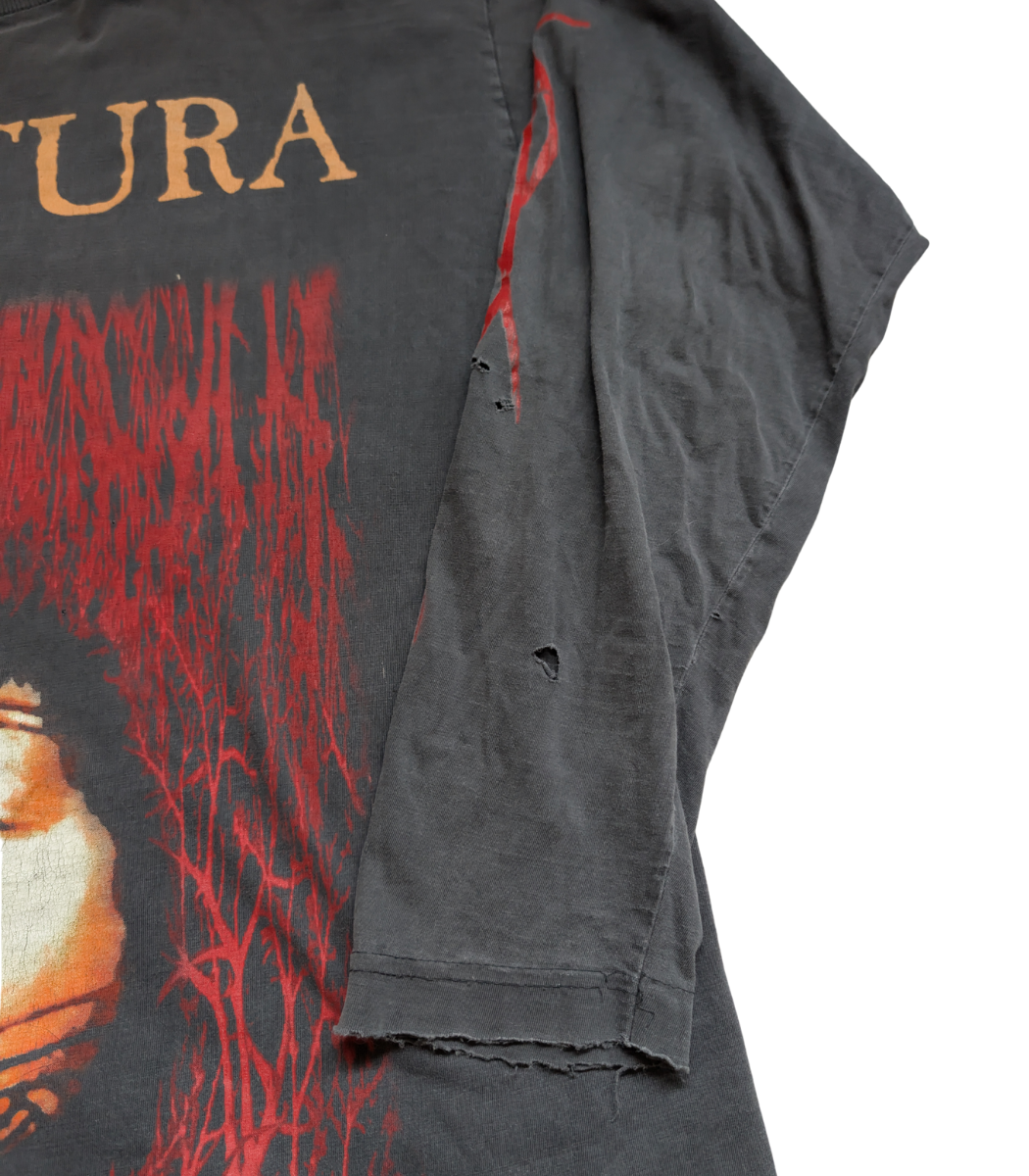 1996 Sepultura distressed "Roots" Longsleeve - Size XL