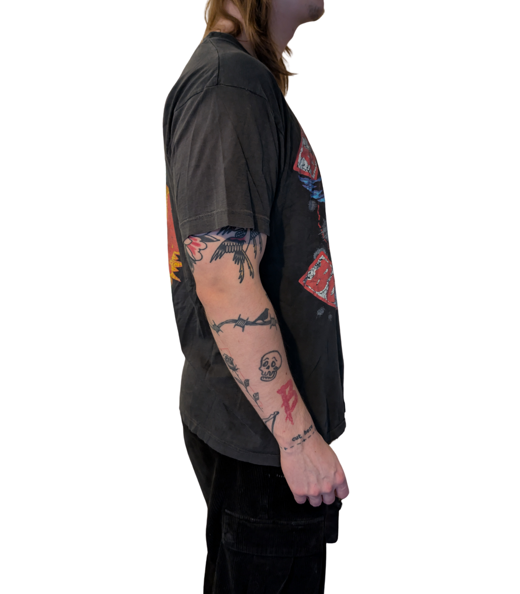 1989 Aerosmith Faded “Pump” Pushead T-Shirt – Size Large