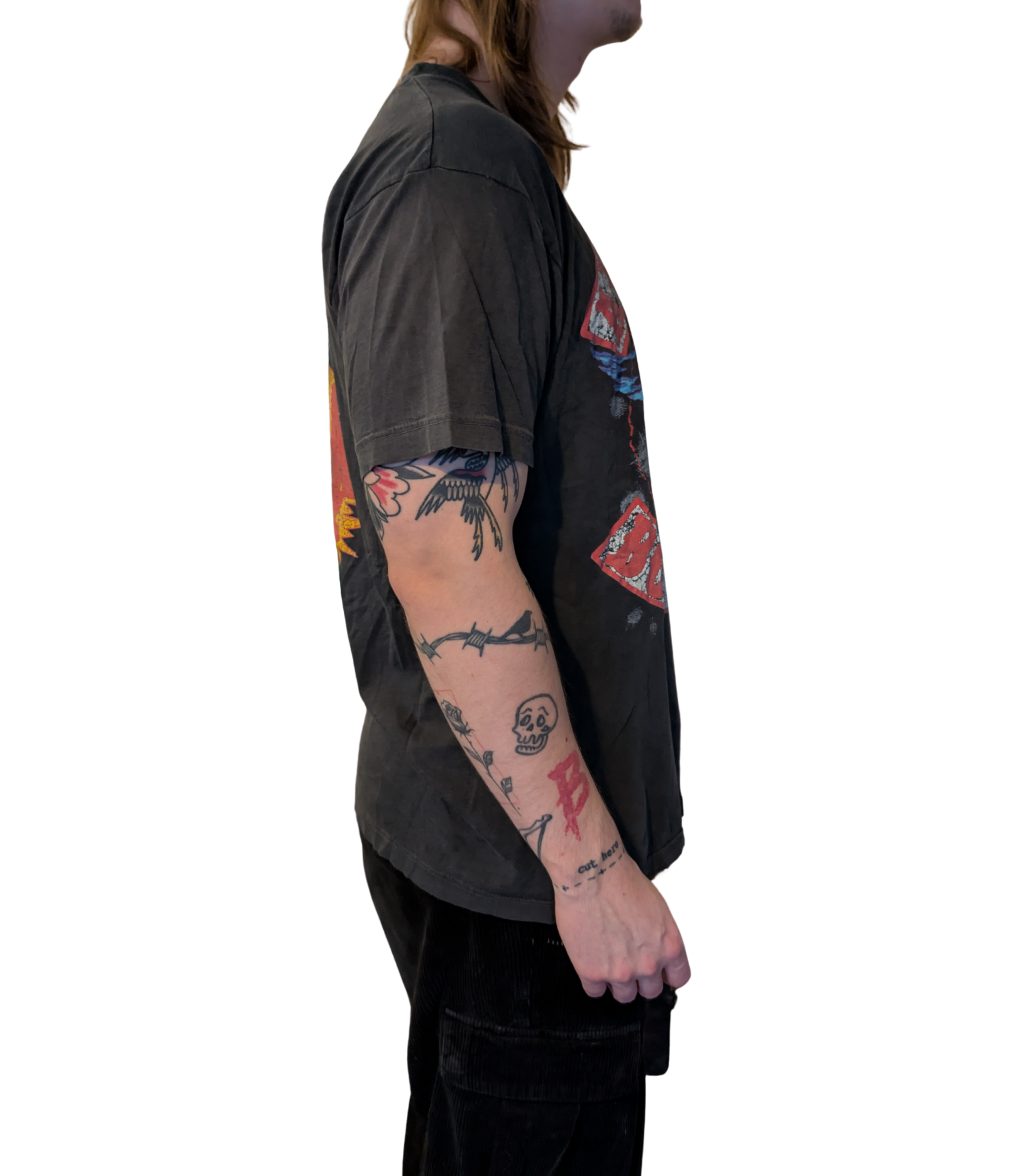 1989 Aerosmith Faded “Pump” Pushead T-Shirt – Size Large