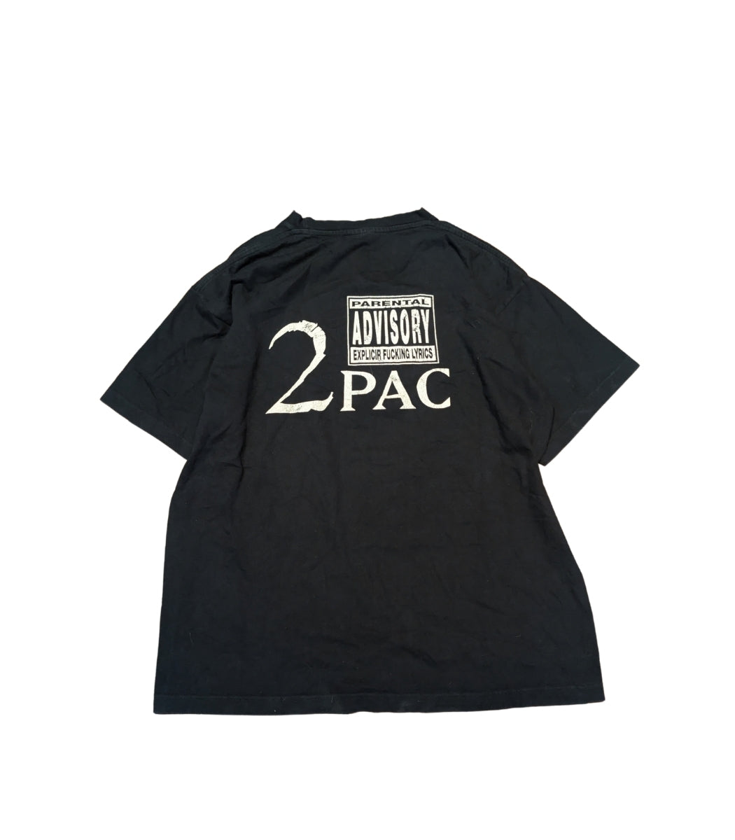 2000s Tupac Shakur “Parental Advisory” Vintage T-Shirt – Size XL