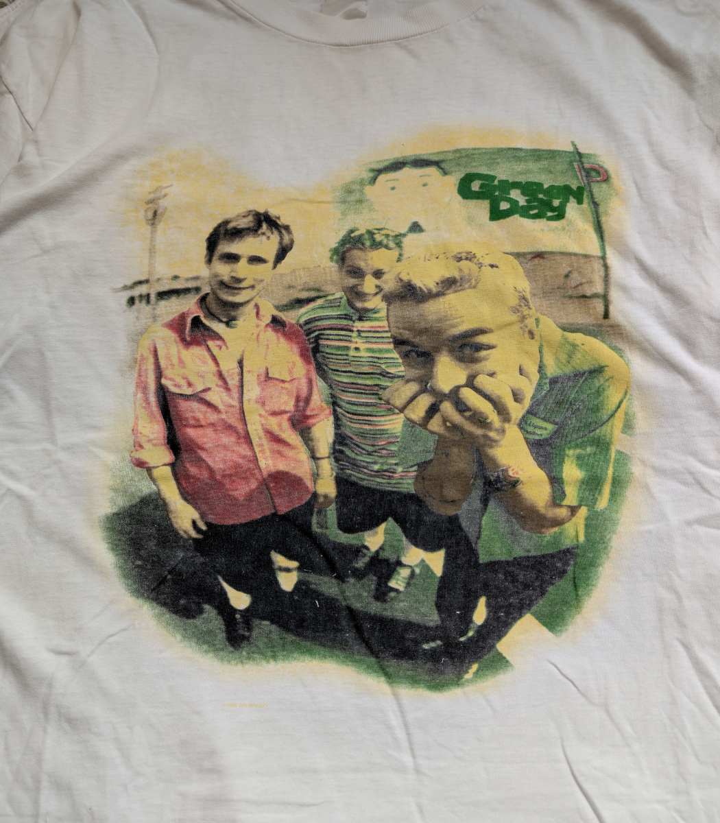 1995 Green Day "European tour" Shirt - Size XL