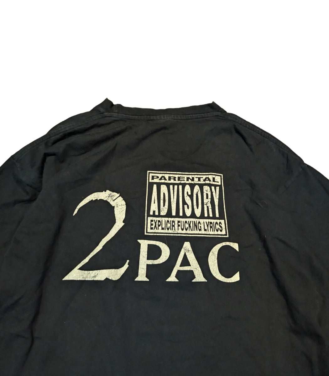 2000s Tupac Shakur “Parental Advisory” Vintage T-Shirt – Size XL