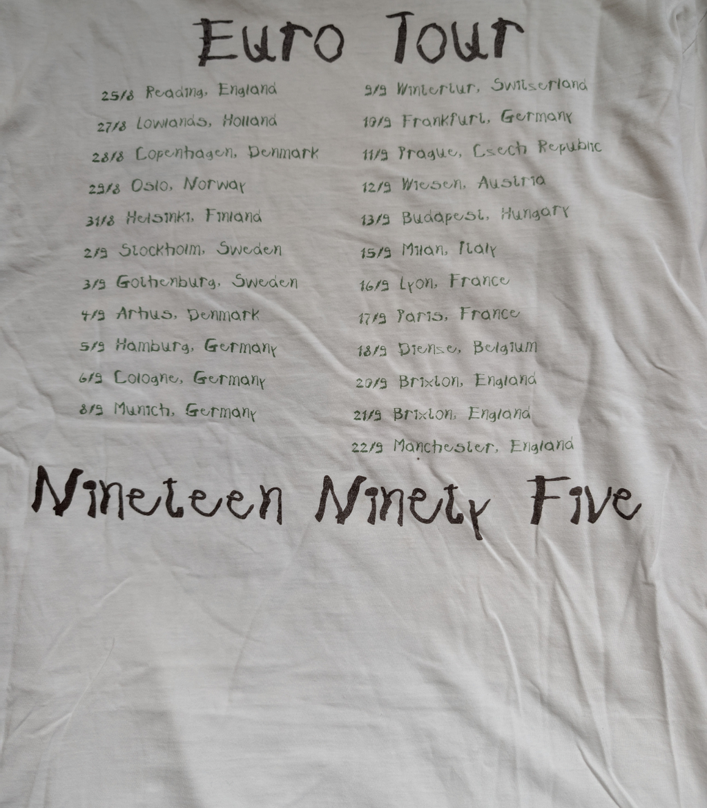 1995 Green Day "European tour" Shirt - Size XL