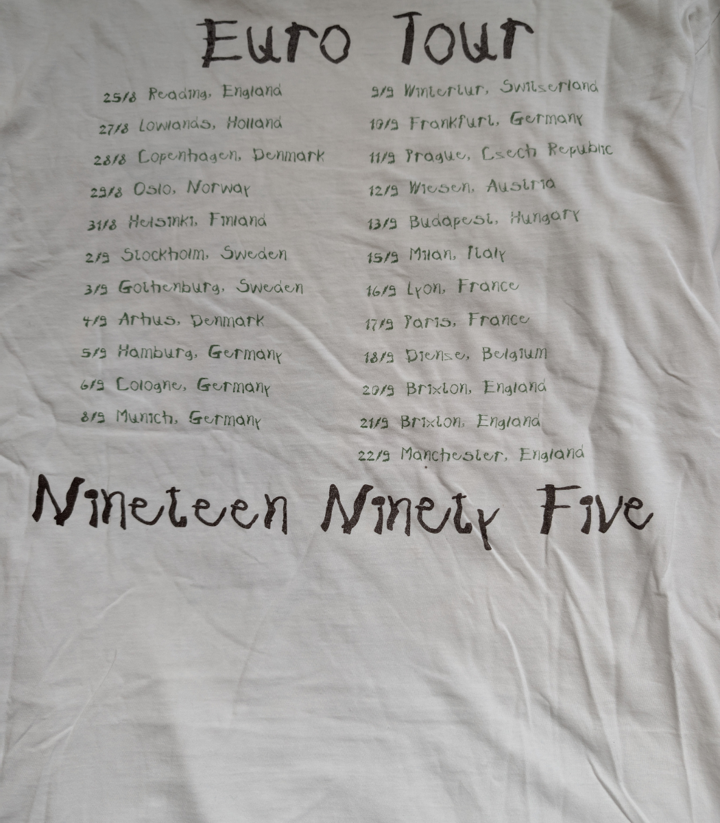 1995 Green Day "European tour" Shirt - Size XL