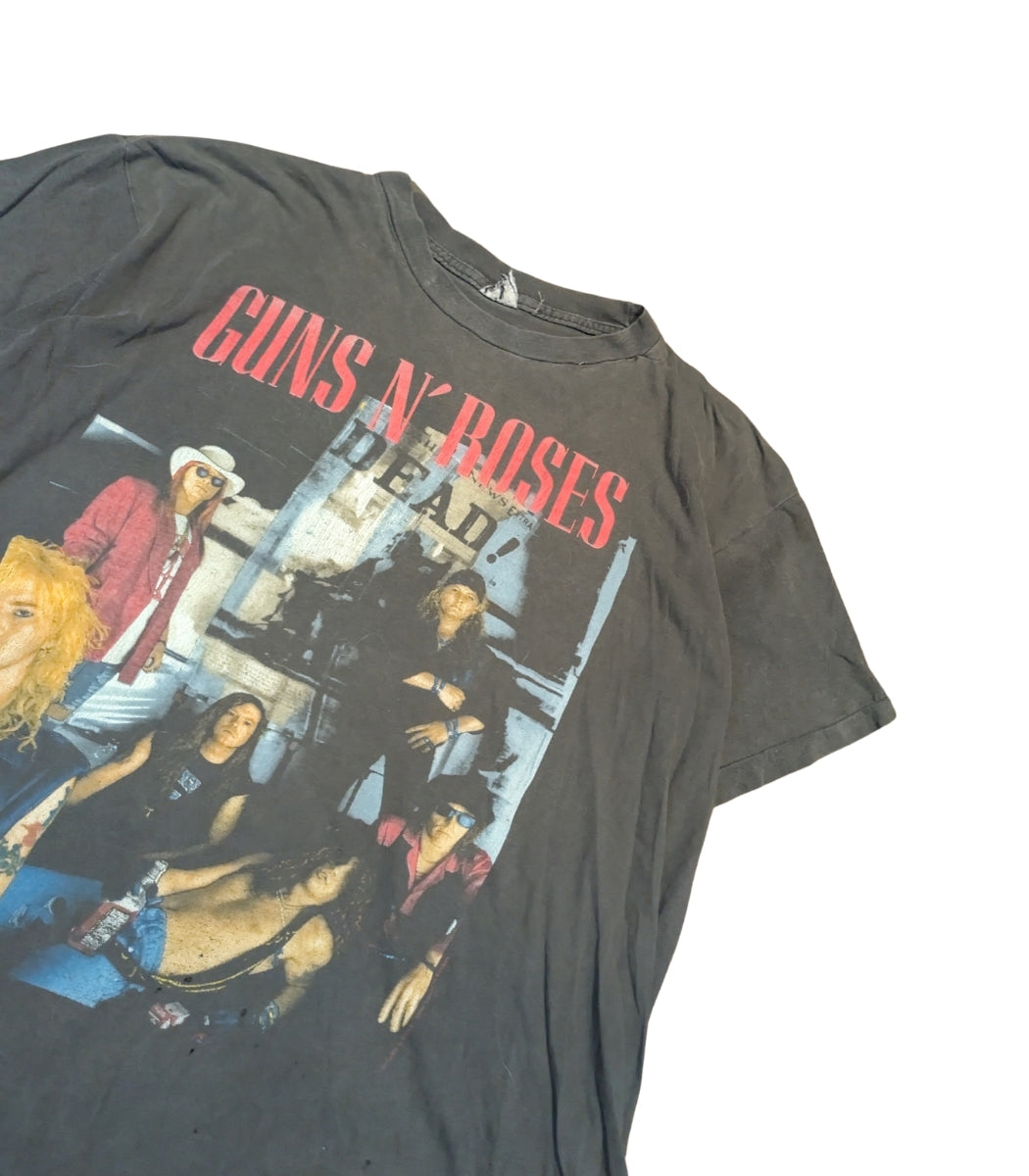 1992 Guns N’ Roses “Dead / World Tour” Vintage T-Shirt – Size XL