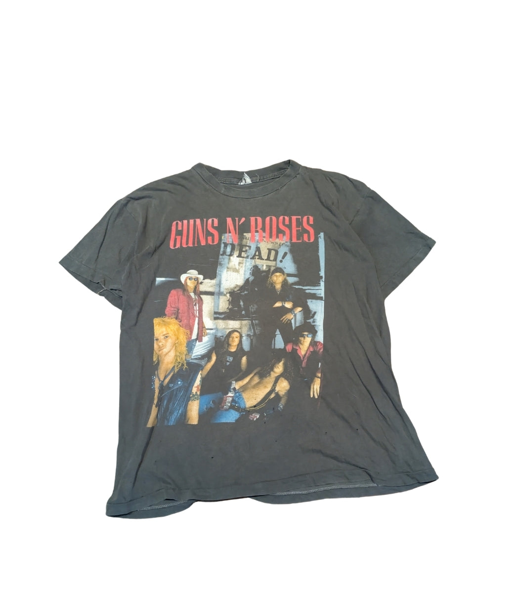 1992 Guns N’ Roses “Dead / World Tour” Vintage T-Shirt – Size XL