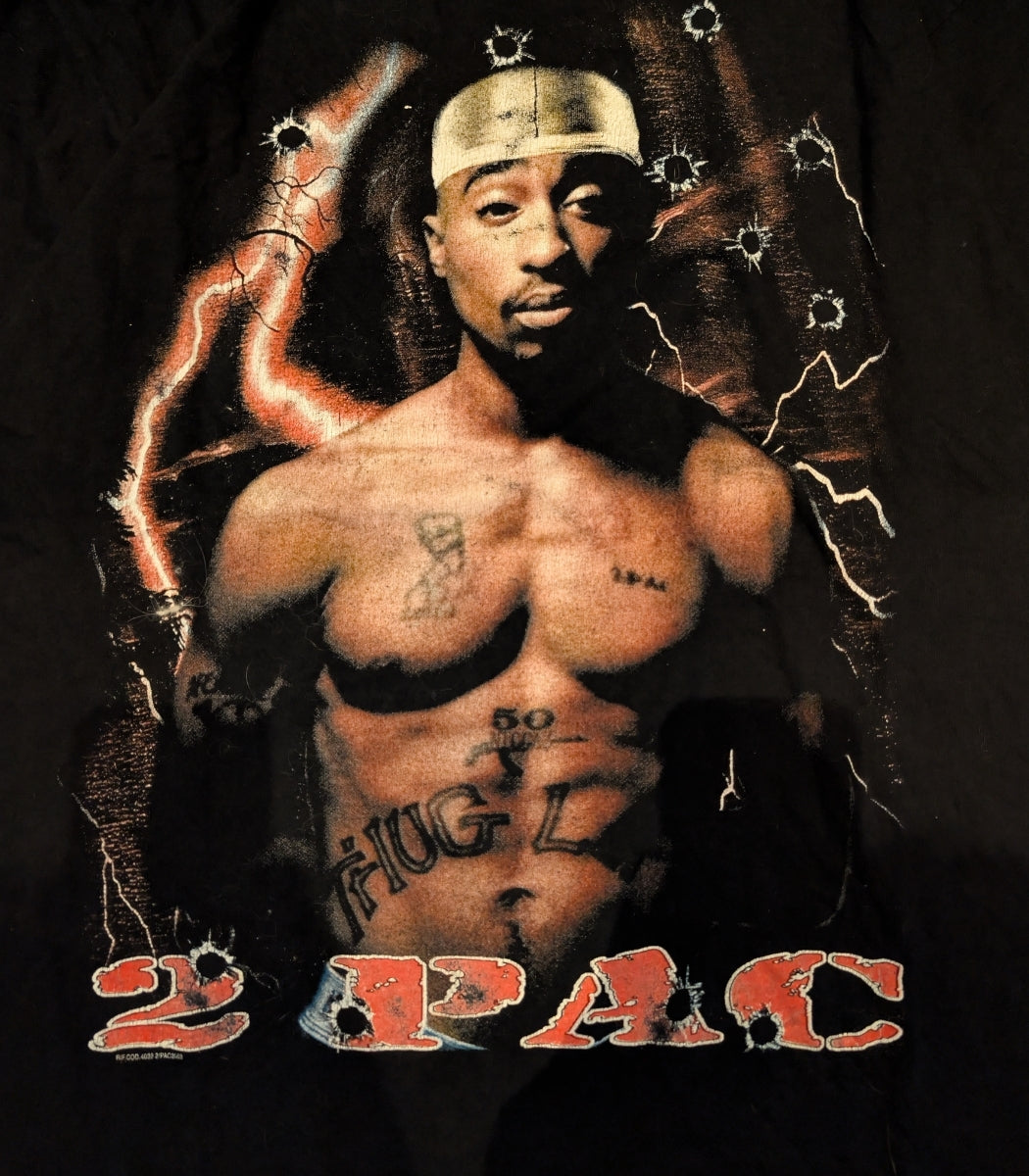 2000s Tupac Shakur “Parental Advisory” Vintage T-Shirt – Size XL