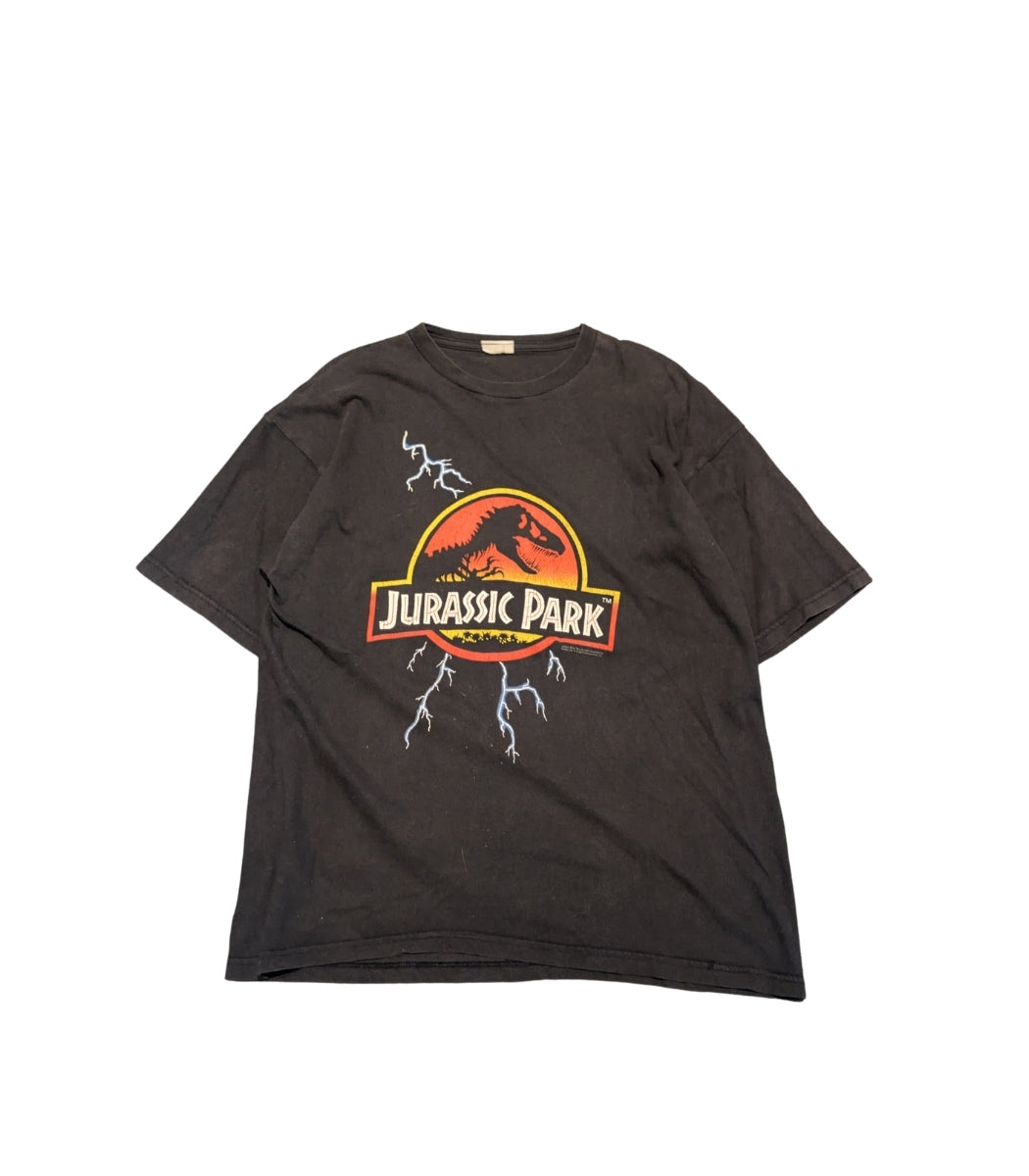 1992 Jurassic Park Vintage “Lightning” T-Shirt – Size XL