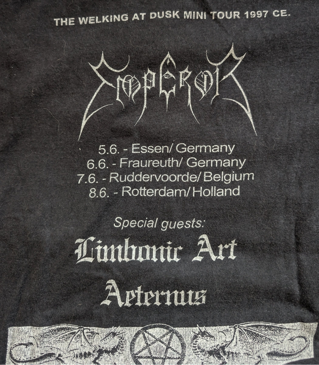 1997 Emperor European Conquest Summer Tour T-Shirt – Size XL