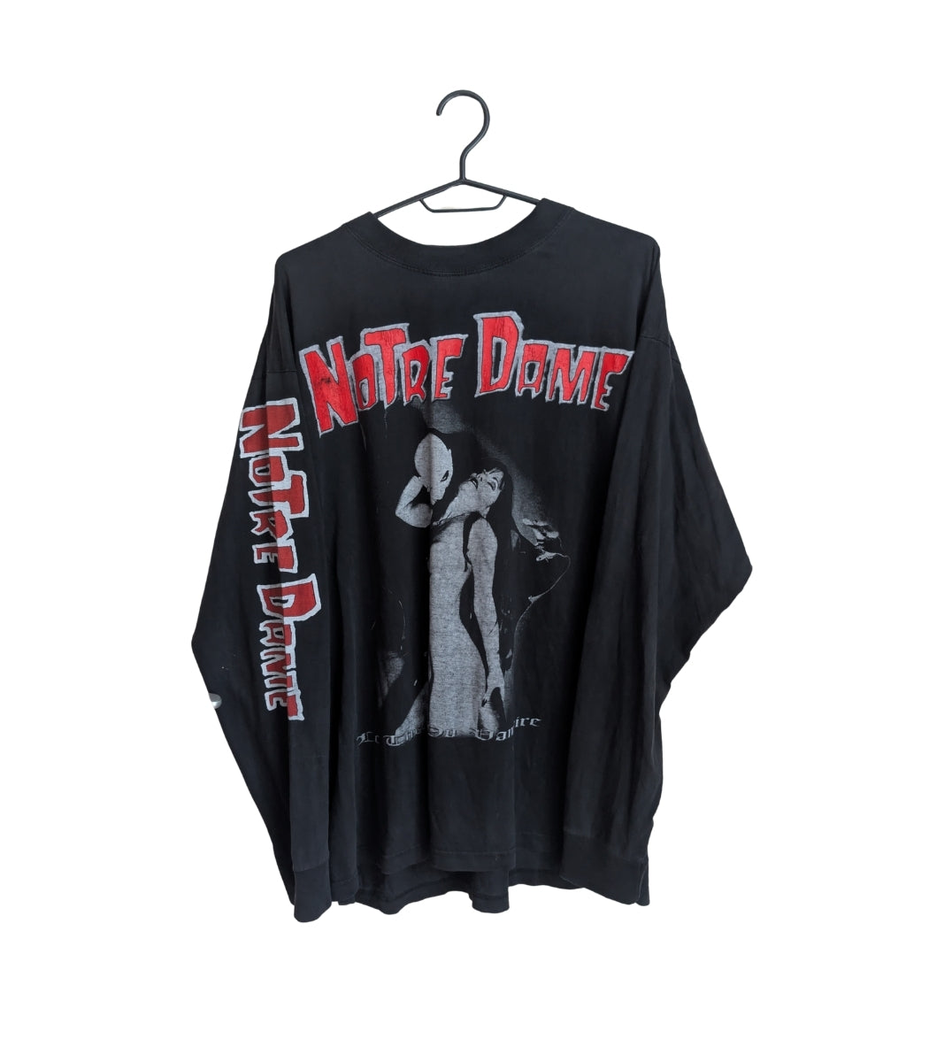 1999 Notre Dame "Vol. 1: Le Théâtre du Vampire" Long Sleeve T-Shirt XL