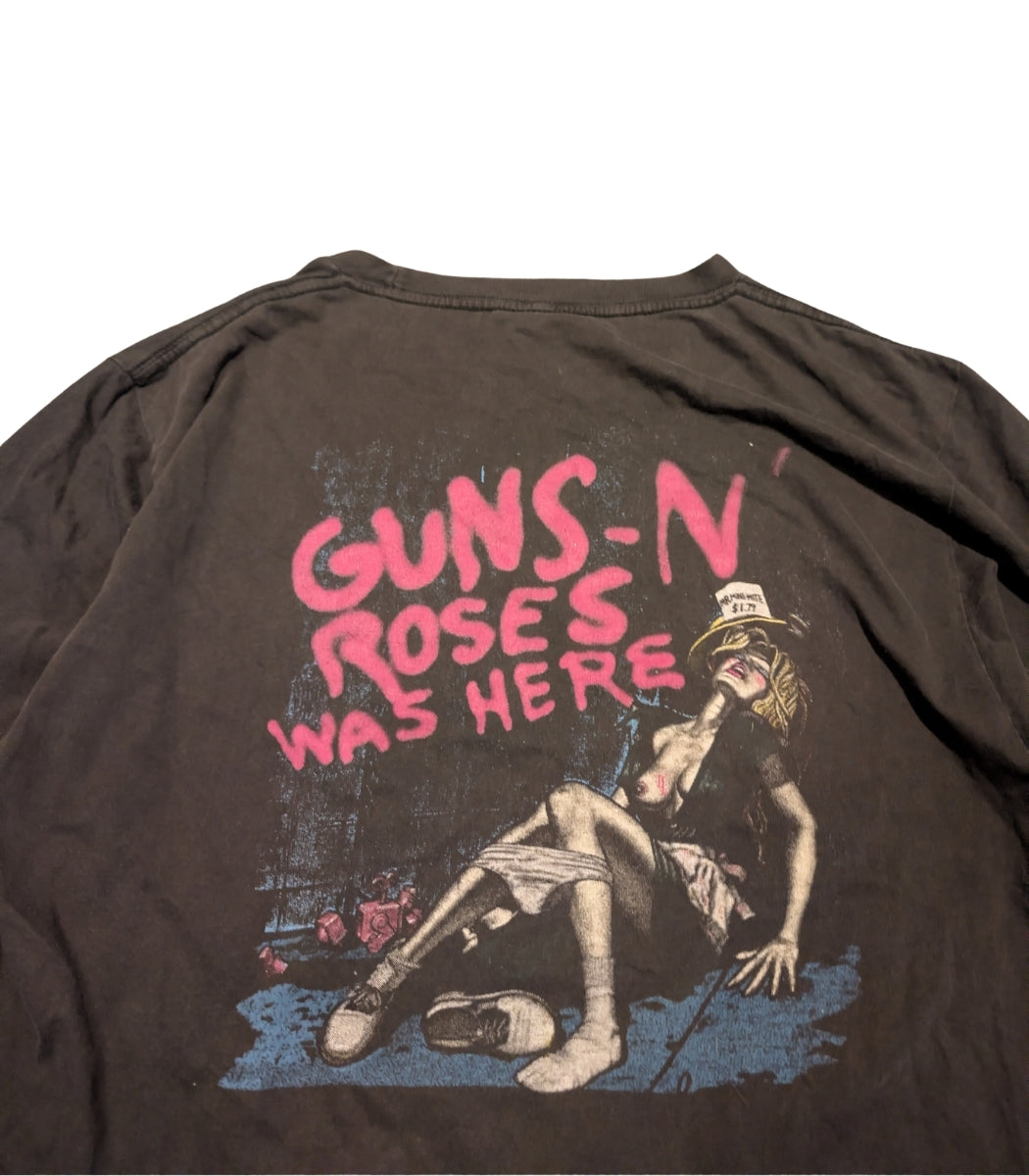 1987 Guns N’ Roses “Appetite for Destruction” Tour Vintage T-Shirt – Size XL