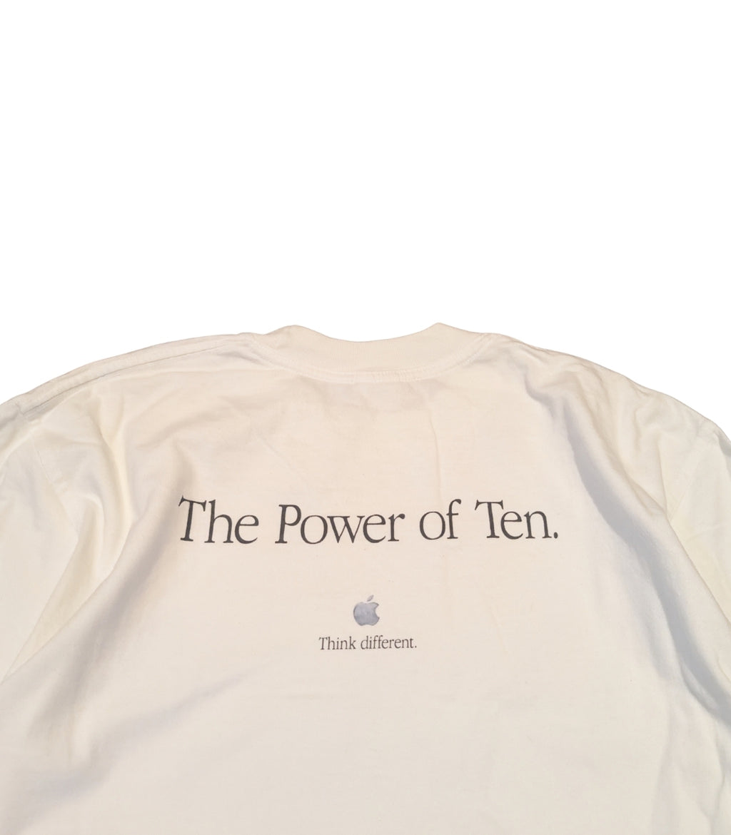 2000s Apple Inc. “Power of Ten” Mac OS X Promo Vintage T-Shirt – Size Medium