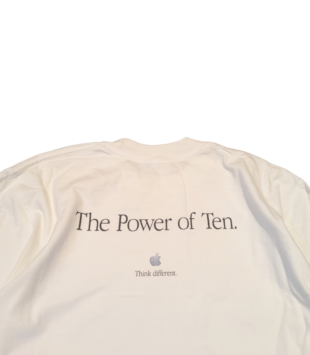 2000s Apple Inc. “Power of Ten” Mac OS X Promo Vintage T-Shirt – Size Medium