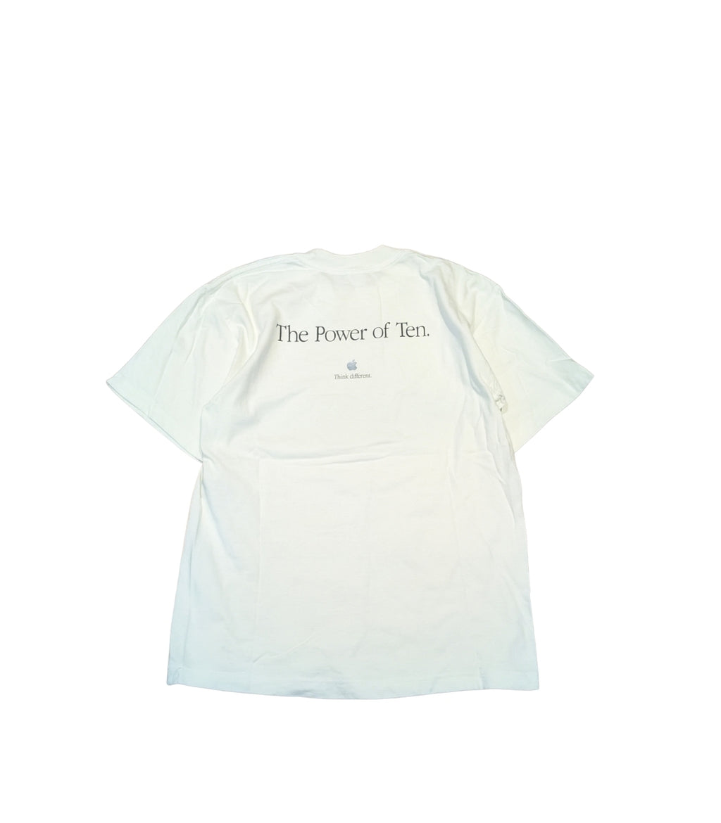2000s Apple Inc. “Power of Ten” Mac OS X Promo Vintage T-Shirt – Size Medium