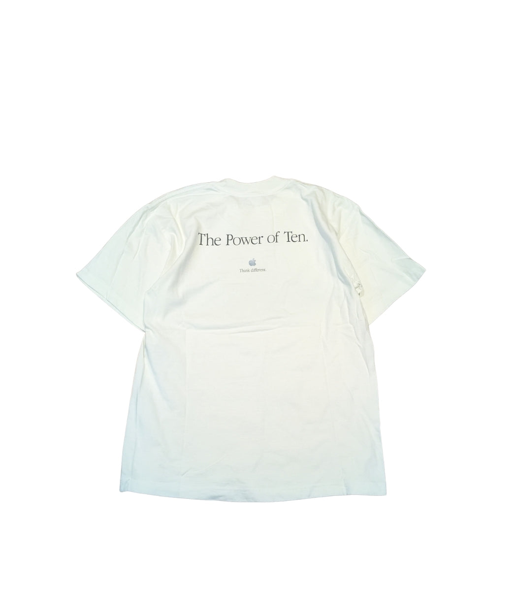 2000s Apple Inc. “Power of Ten” Mac OS X Promo Vintage T-Shirt – Size Medium