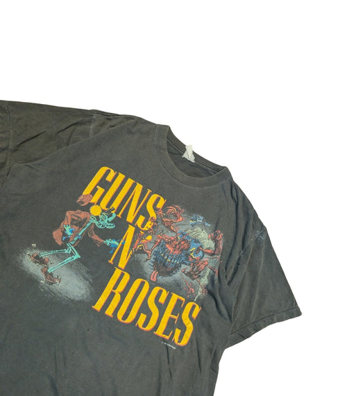 1987 Faded Guns N’ Roses “Appetite for Destruction” Tour Vintage T-Shirt – Size XL