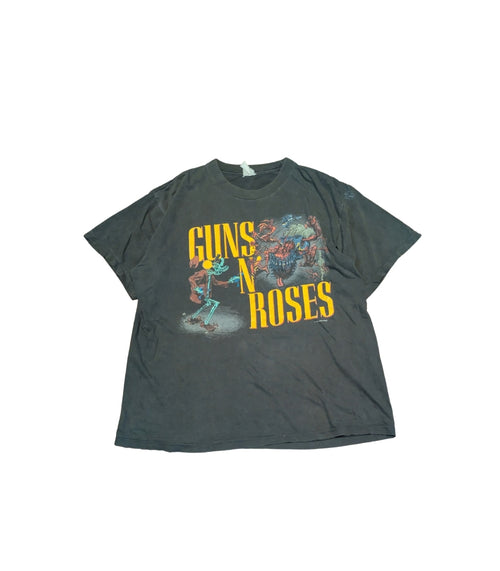 1987 Faded Guns N’ Roses “Appetite for Destruction” Tour Vintage T-Shirt – Size XL