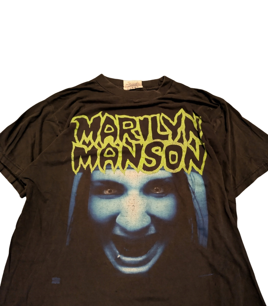 1996 Marilyn Manson “Smells This Is Your World” Vintage T-Shirt – Size XL