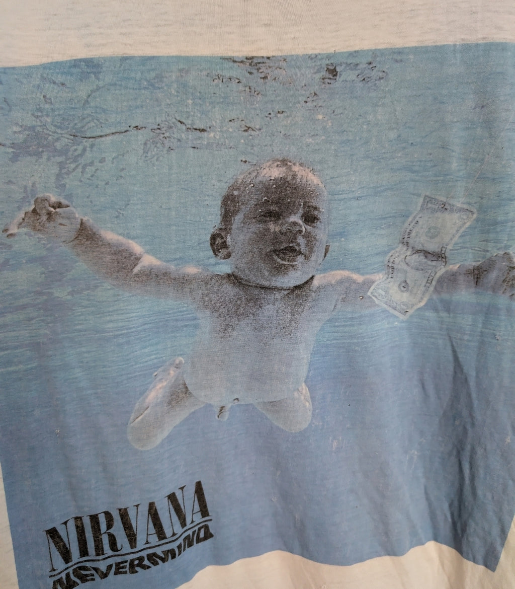 1990s Nirvana "Nevermind" Euro Version T-Shirt XL