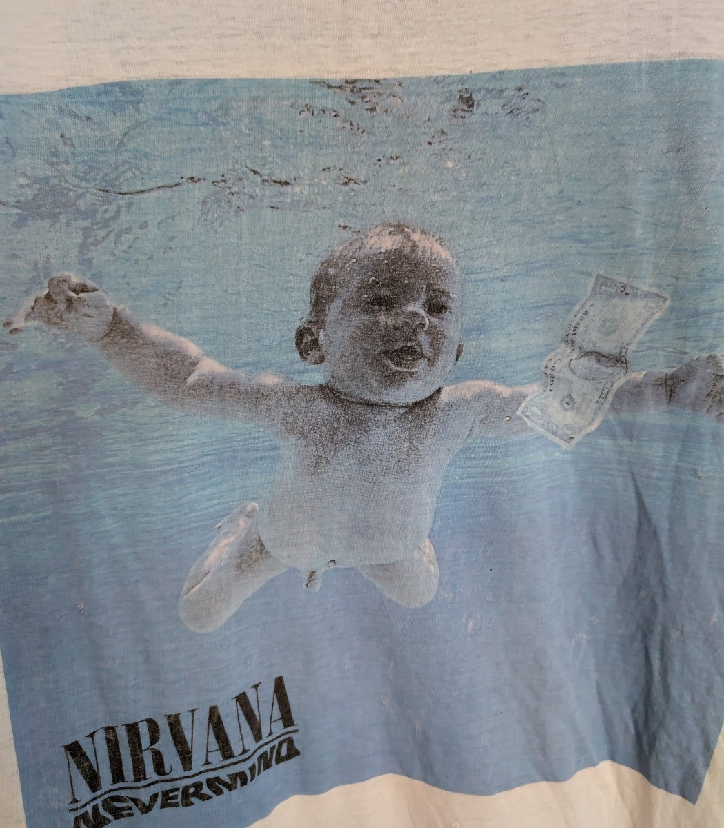 1990s Nirvana "Nevermind" Euro Version T-Shirt XL