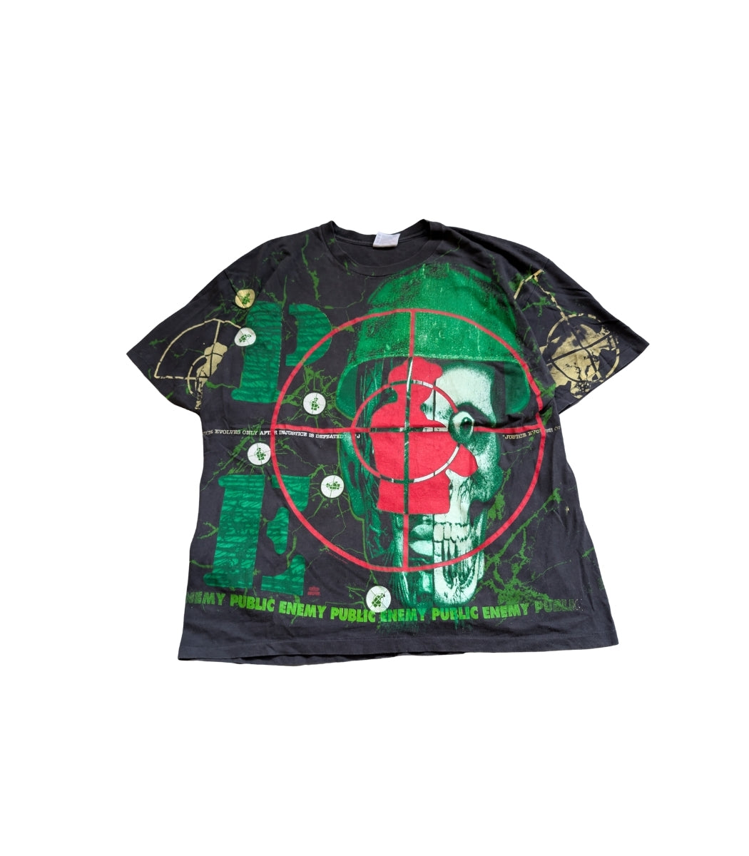 1990s AOP Public Enemy Rare T-Shirt – Size XL