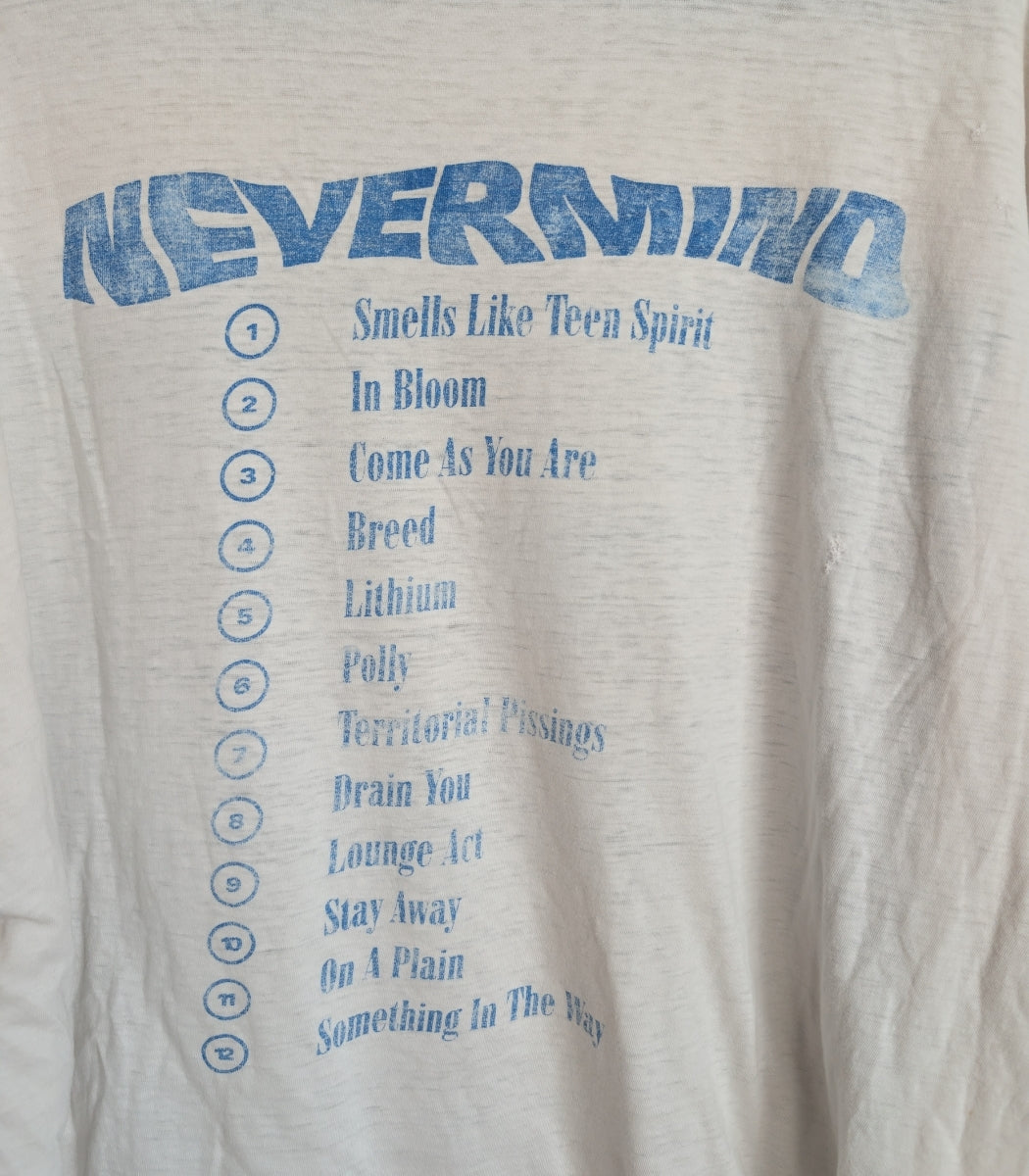 1990s Nirvana "Nevermind" Euro Version T-Shirt XL