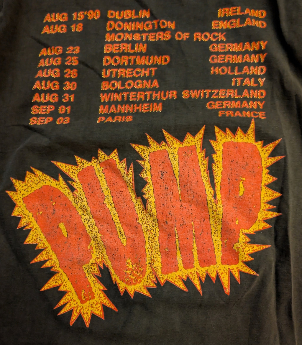 1989 Aerosmith Faded “Pump” Pushead T-Shirt – Size Large