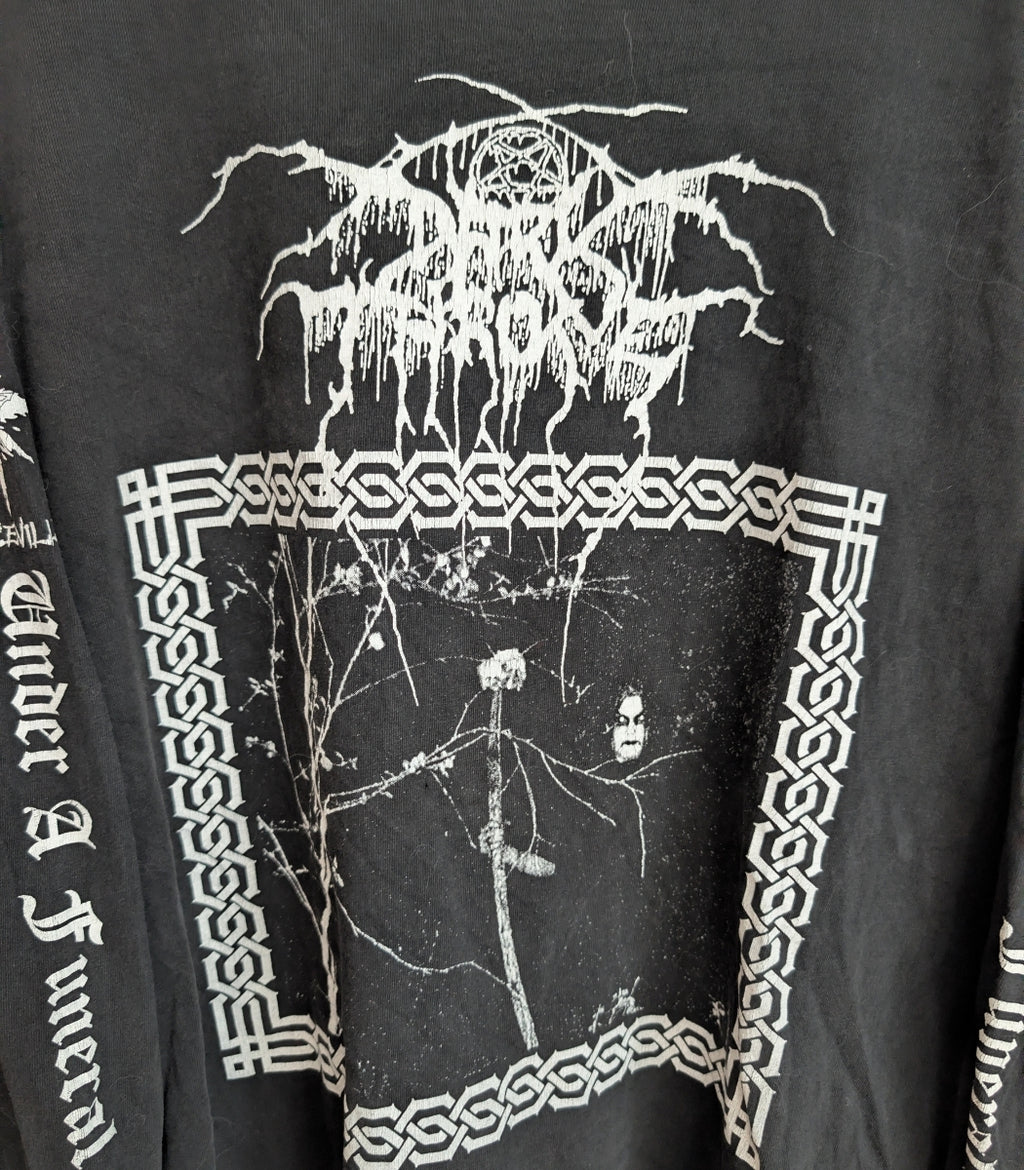 1997 Darkthrone "Under a Funeral Moon" Longsleeve XL