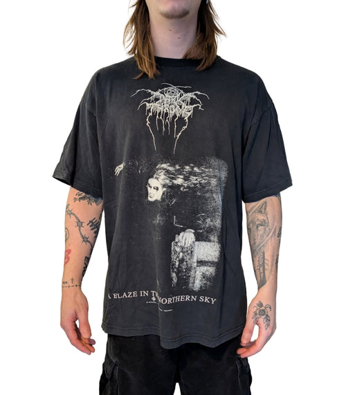 00s Darkthrone “A Blaze in the Northern Sky” T-Shirt – Size XL