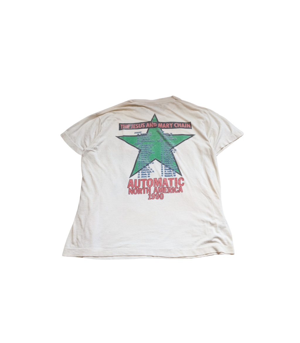 1990 Jesus and Mary Chain "Automatic" Tour Band T-shirt - Size Large