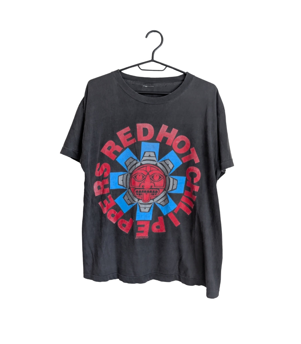 1990s Red Hot Chili Peppers Aztec T-Shirt - Size Large