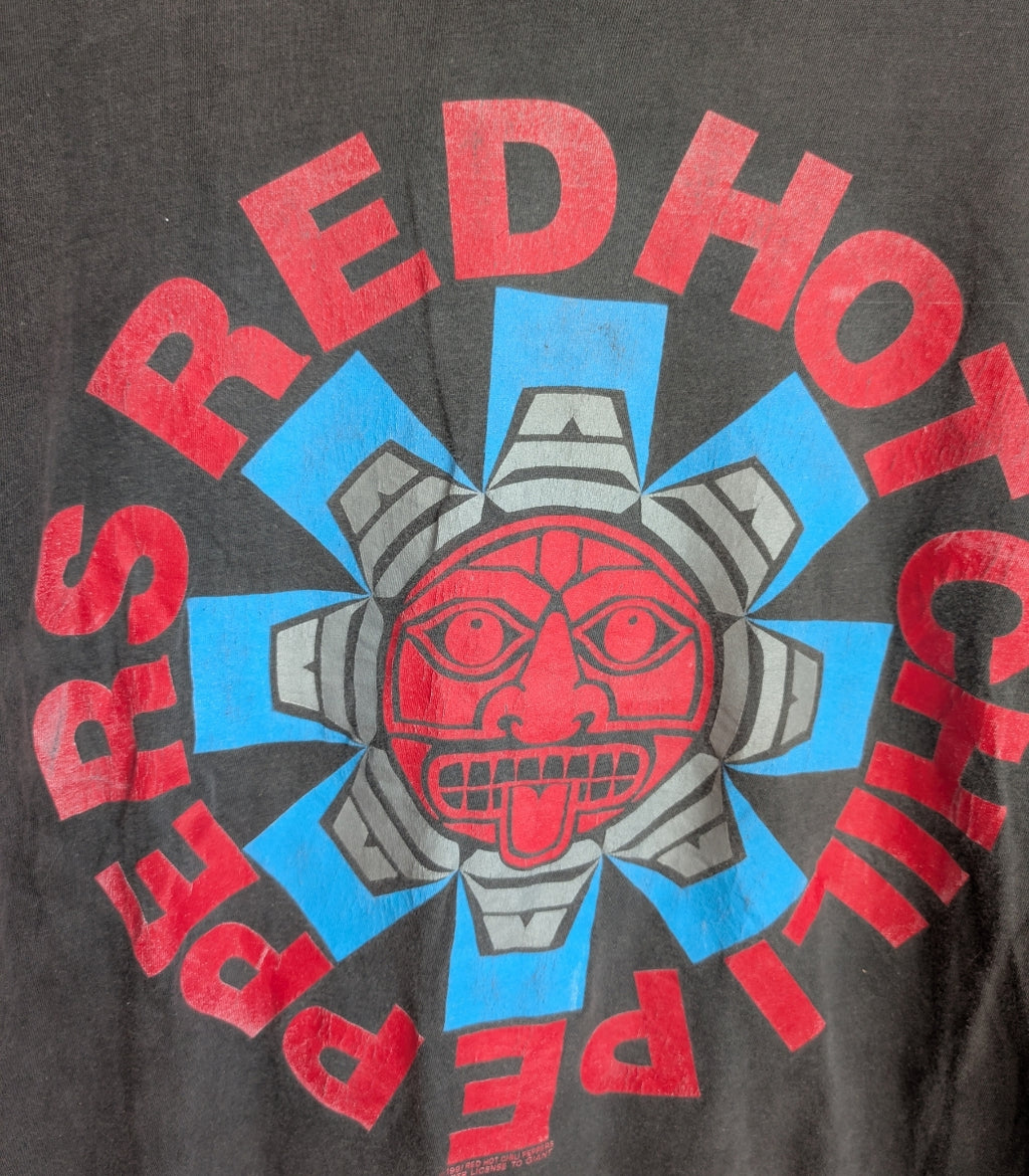 1990s Red Hot Chili Peppers Aztec T-Shirt - Size Large