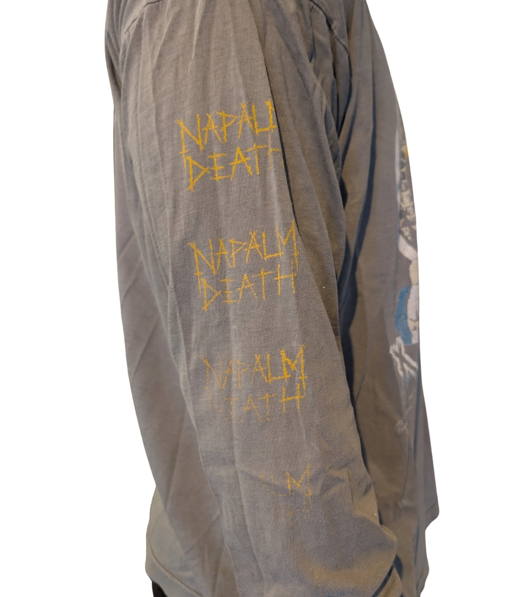 1990 Napalm Death European Tour Longsleeve – Size XL