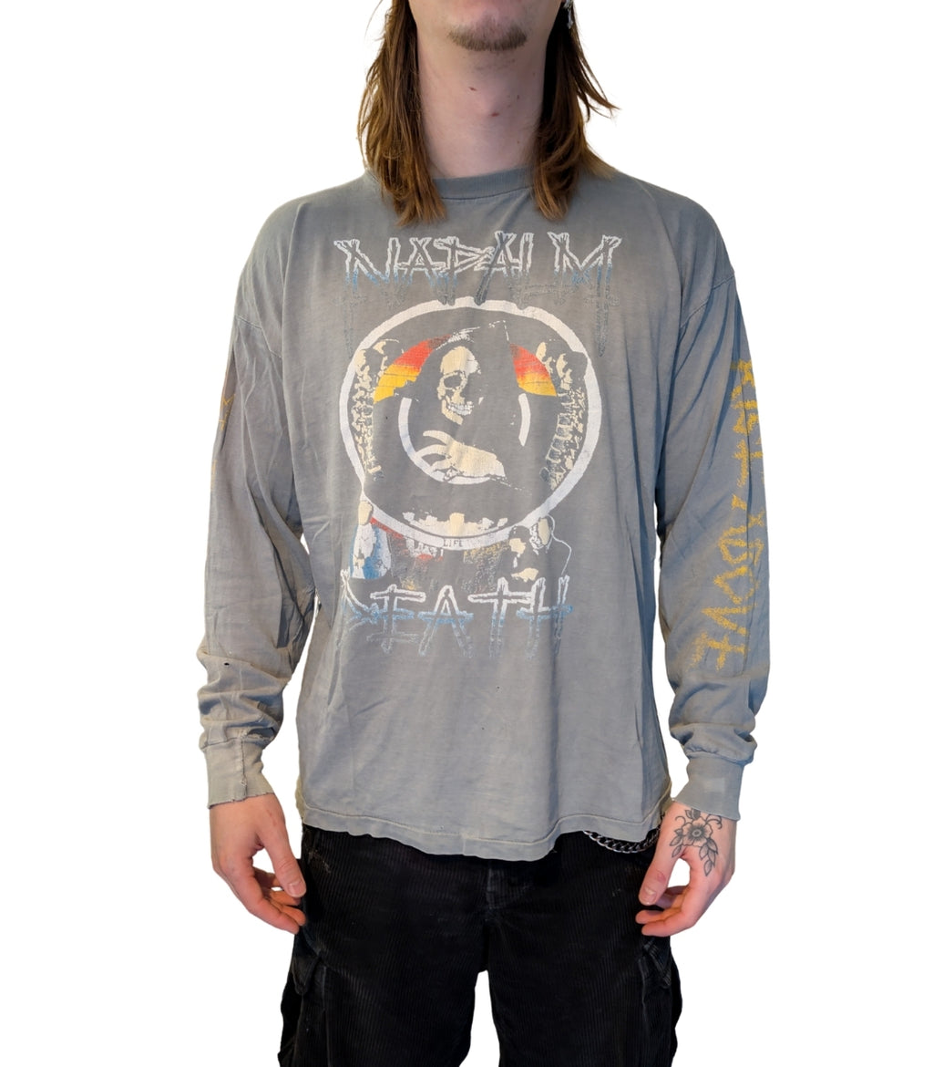 1990 Napalm Death European Tour Longsleeve – Size XL