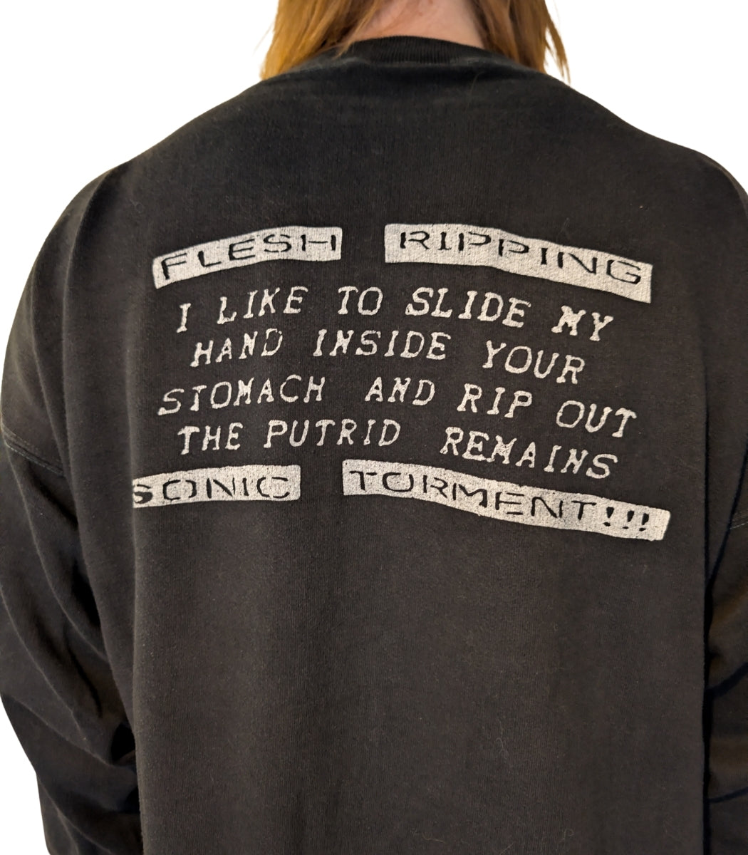 1990s Carcass “Flesh Ripping Sonic Torment” Sweater – Size XL