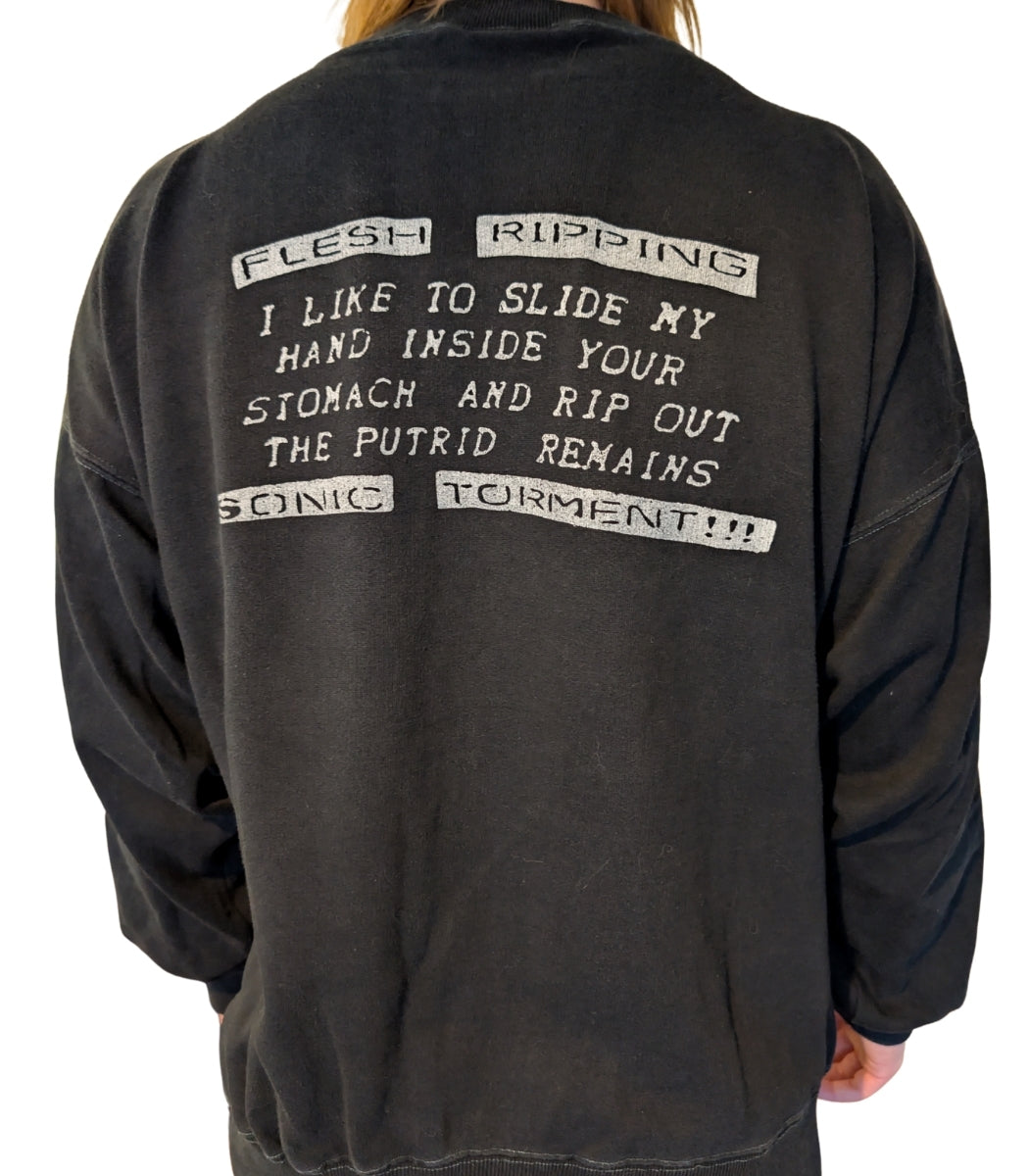 1990s Carcass “Flesh Ripping Sonic Torment” Sweater – Size XL