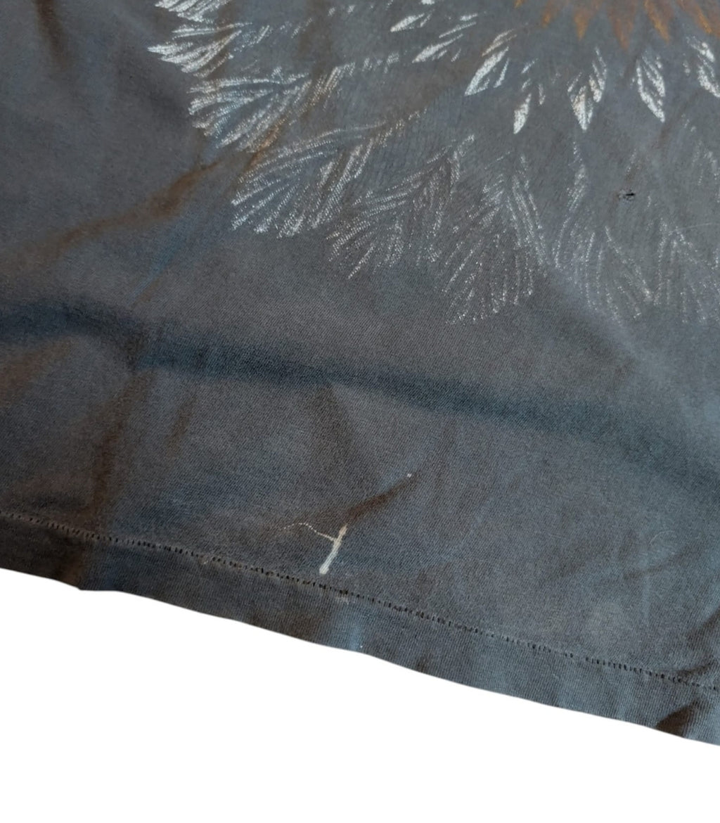 90s Harley Davidson eagle AOP Faded and distressed t-shirt - SIze XL