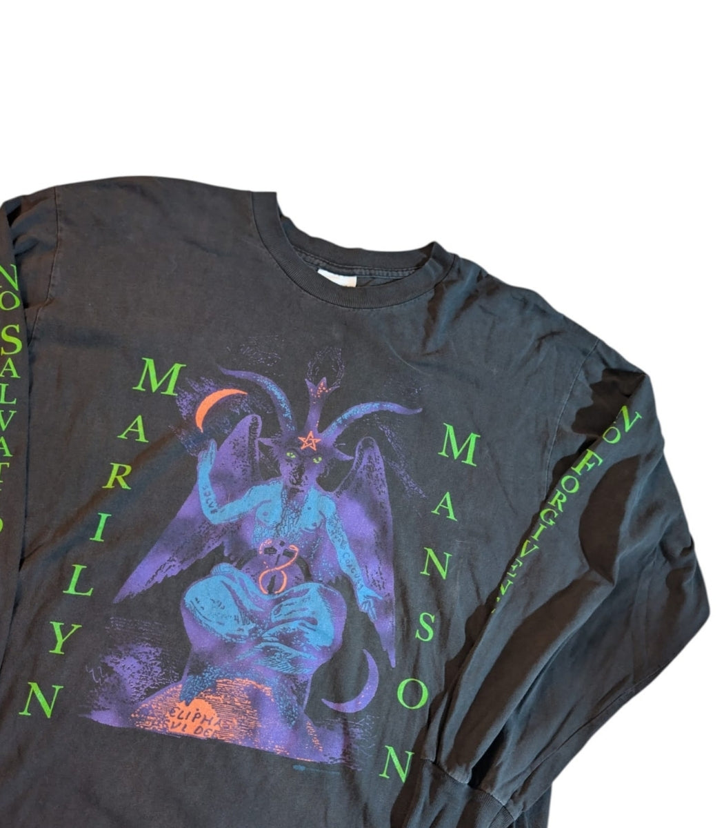 1996 Marilyn Manson "When im god everyone dies"longsleeve - Size XL