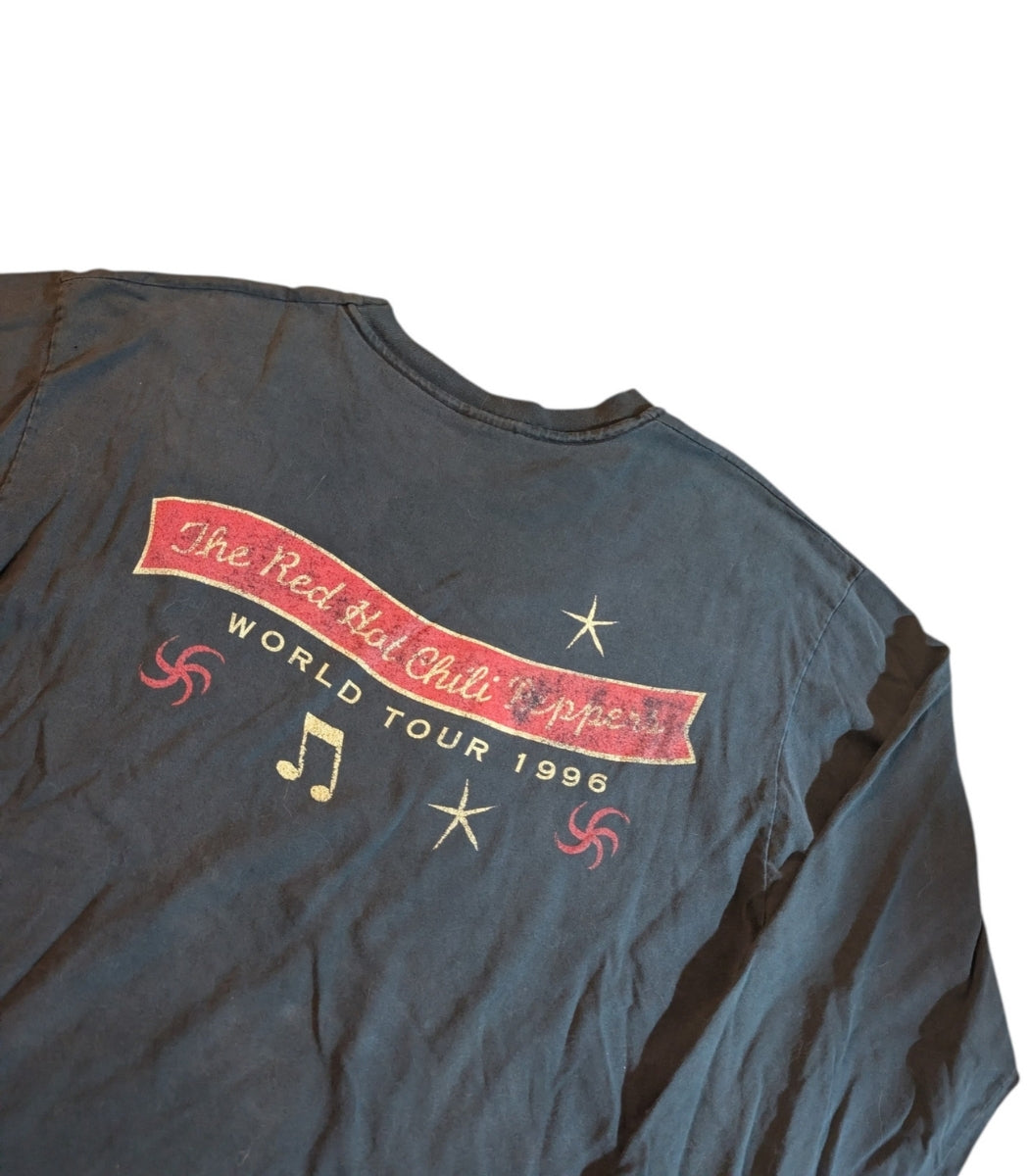 vintage 1996 red hot chili peppers "One hot minute world tour" longsleeve - Size  XL